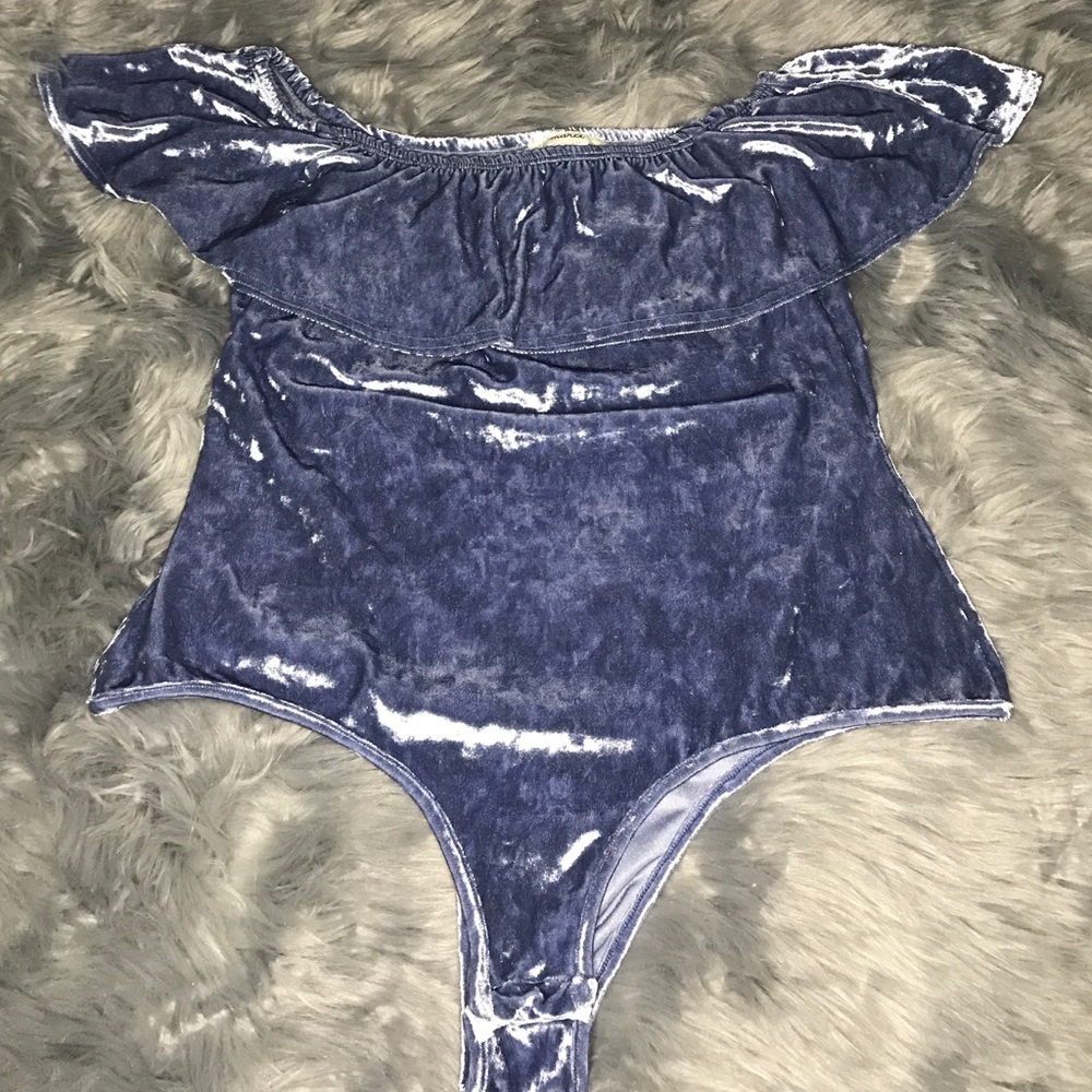 Off the shoulder leotard